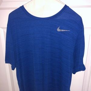 Blue nike shirt